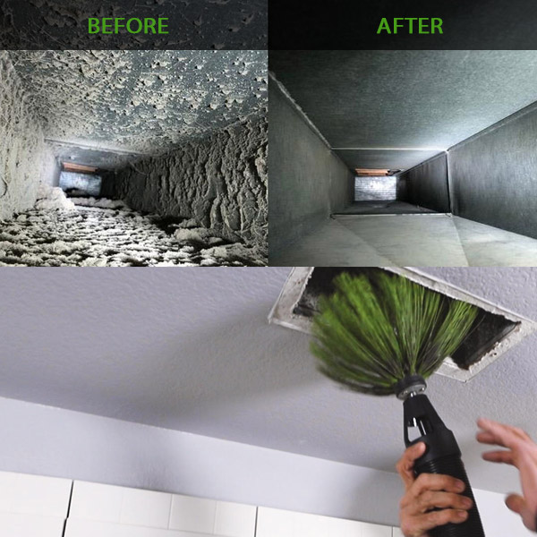 air duct before & after